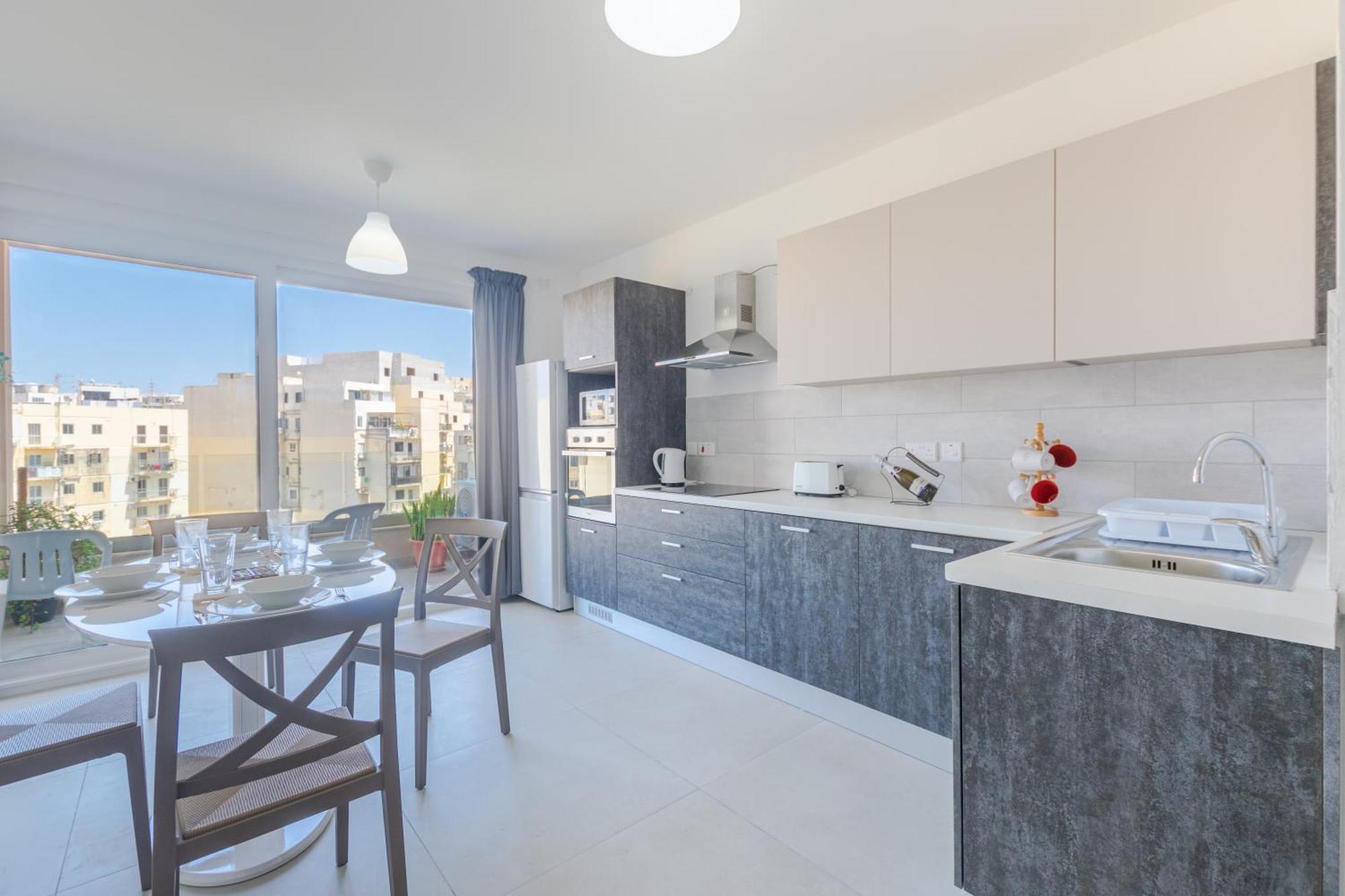 Spacious Brand New Apartment Hc Balcony 3 Bdr 2 Bth Bugibba เซนต์พอลส์เบย์ ภายนอก รูปภาพ