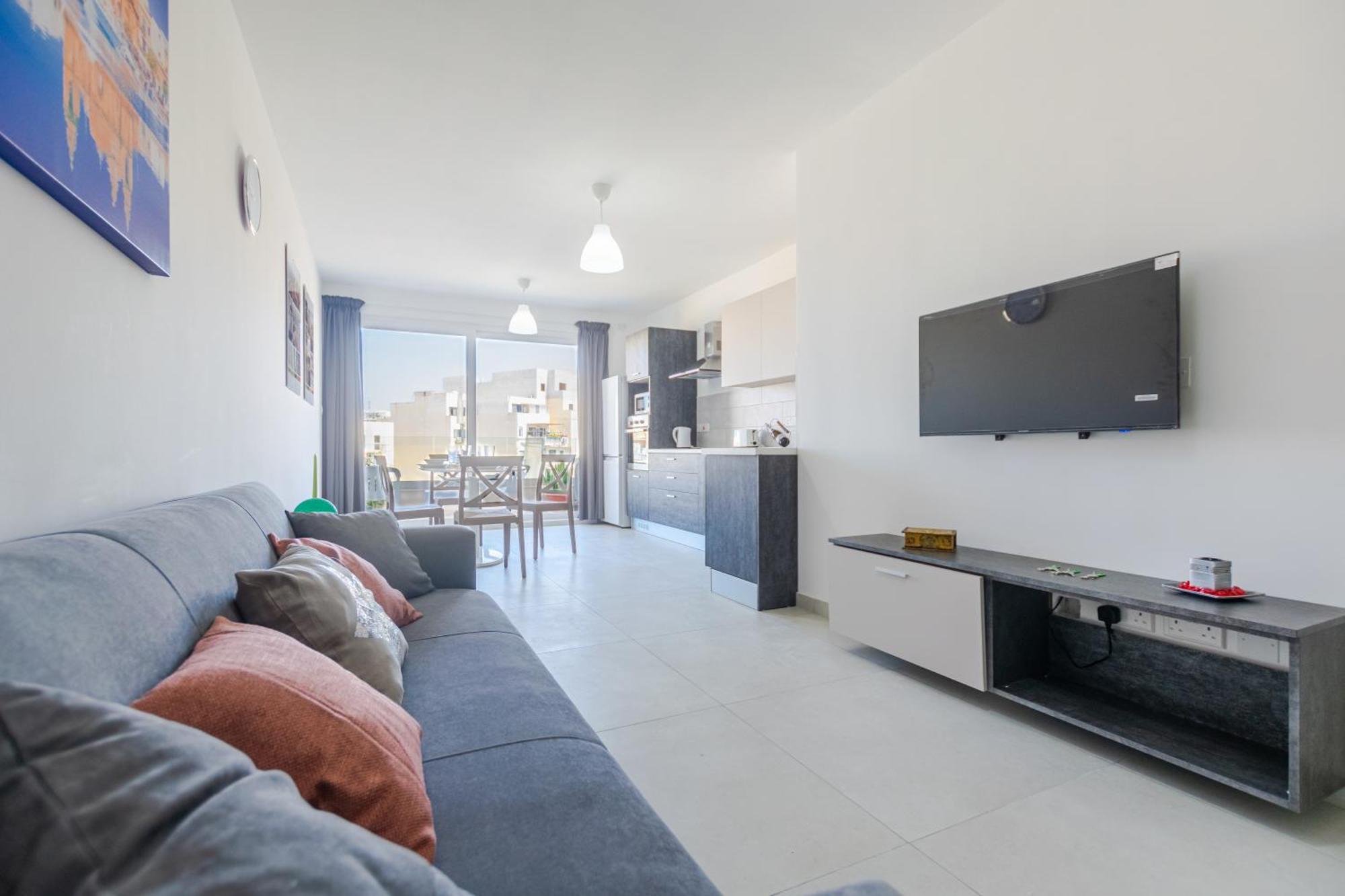 Spacious Brand New Apartment Hc Balcony 3 Bdr 2 Bth Bugibba เซนต์พอลส์เบย์ ภายนอก รูปภาพ