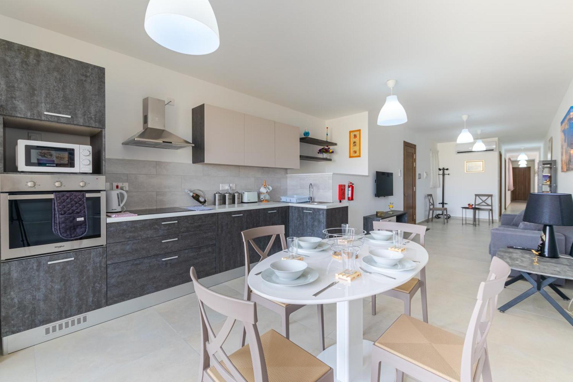 Spacious Brand New Apartment Hc Balcony 3 Bdr 2 Bth Bugibba เซนต์พอลส์เบย์ ภายนอก รูปภาพ